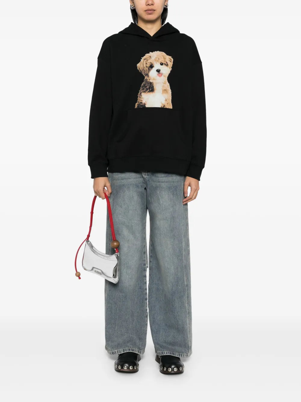 Graphic-Print Hoodie