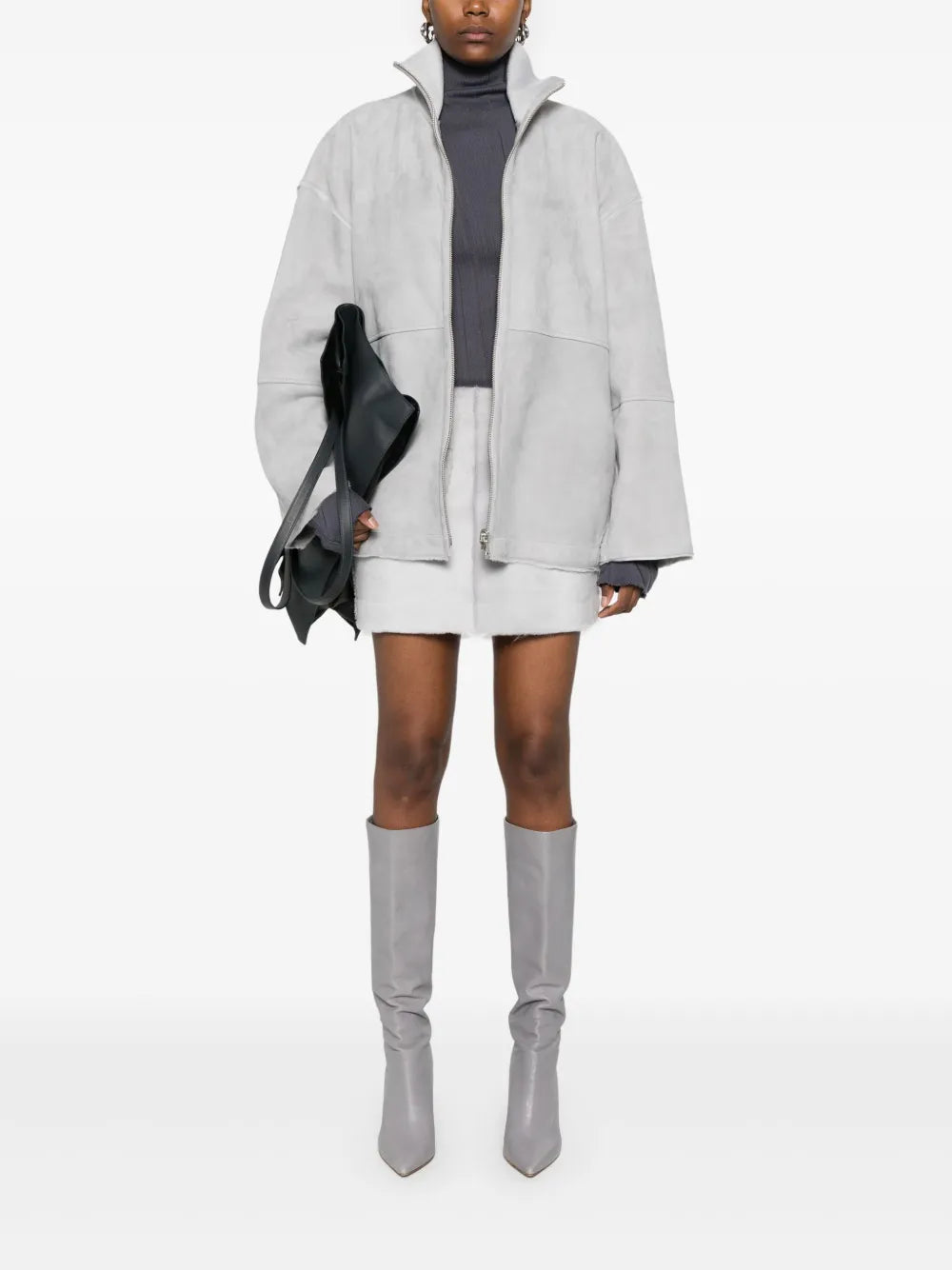 Shearling Mini Skirt