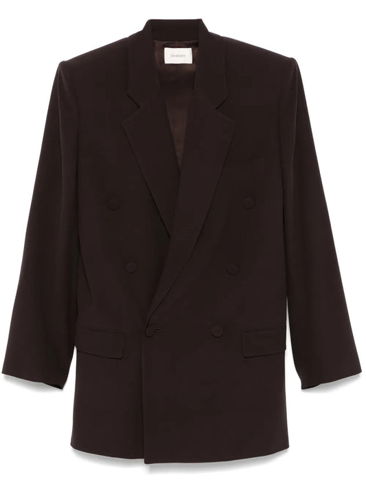 Silk Crepe Blazer