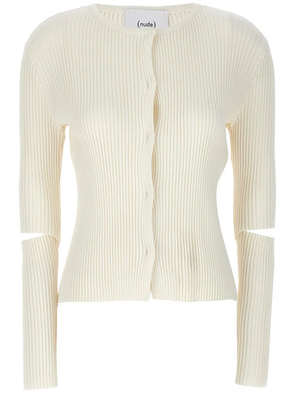 Cut-Out Cardigan