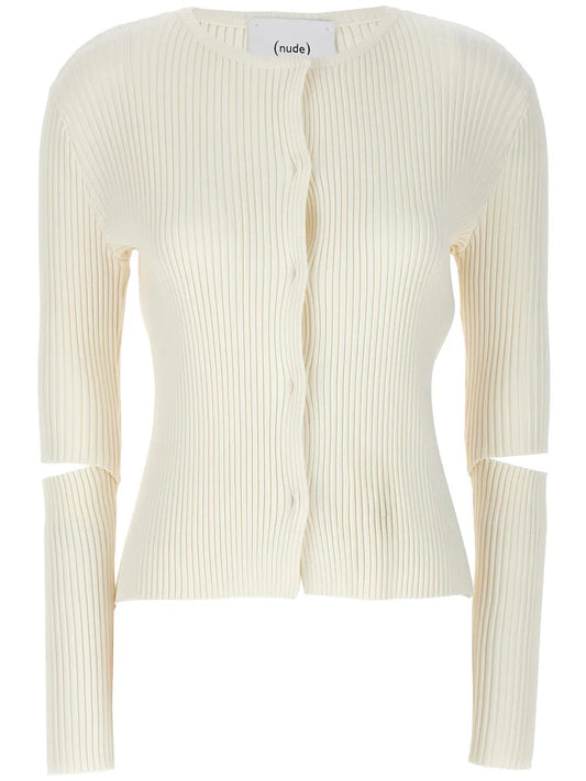 Cut-Out Cardigan