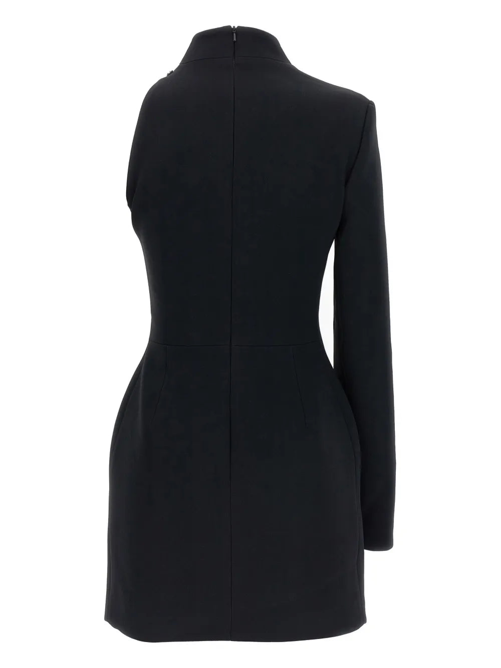 One-Shoulder Bead Embroidery Dress