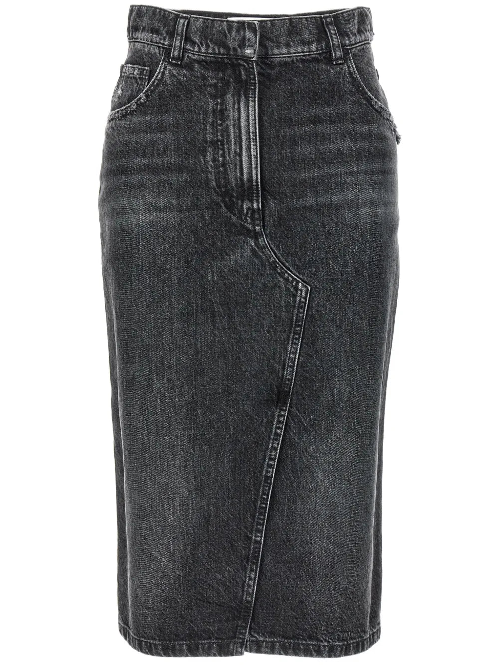 Denim Midi Skirt