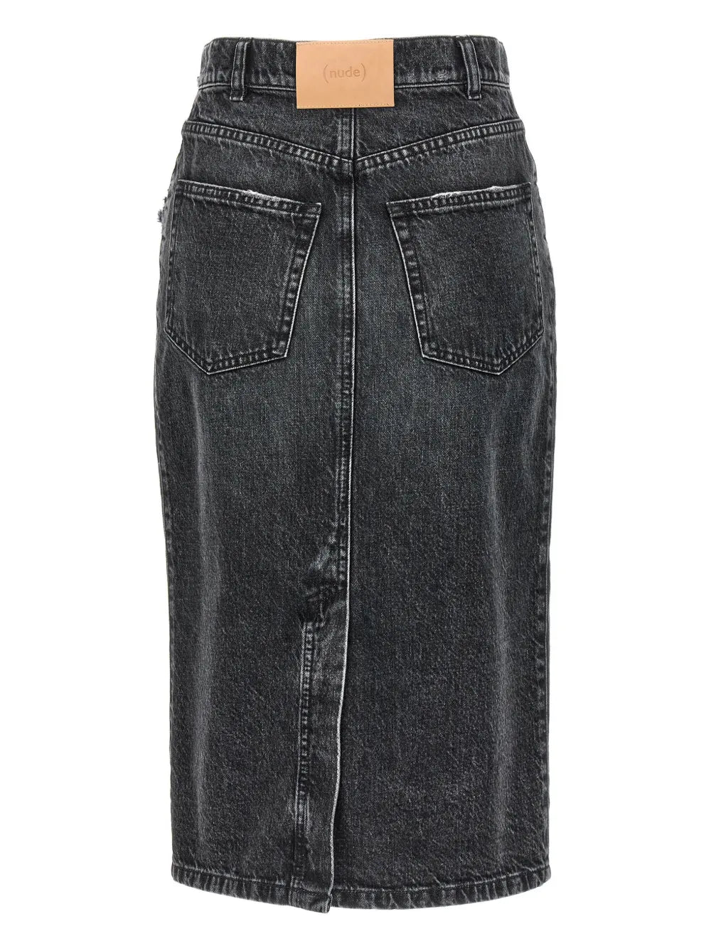 Denim Midi Skirt