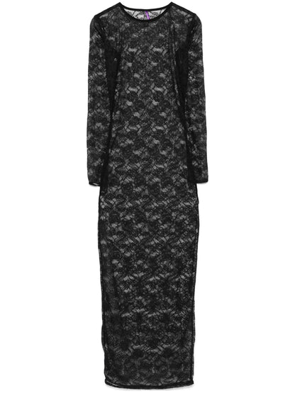 Chantilly-Lace Midi Dress