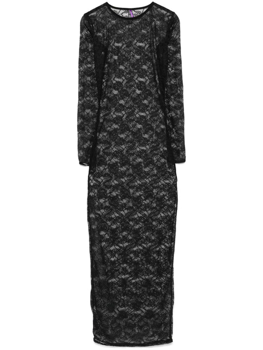 Chantilly-Lace Midi Dress