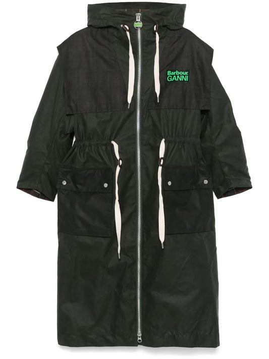 Waxed Parka Coat