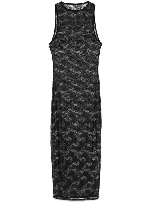 Chantilly-Lace Midi Dress