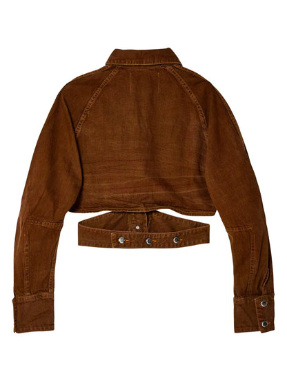 Eckhaus Latta Ellipse Jacket Brown "Brown"