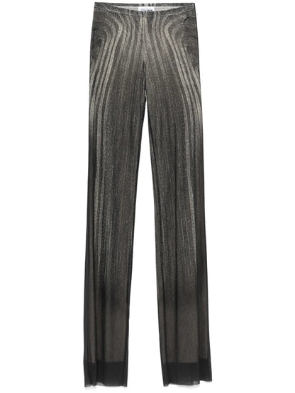 Spiral-Print Trousers