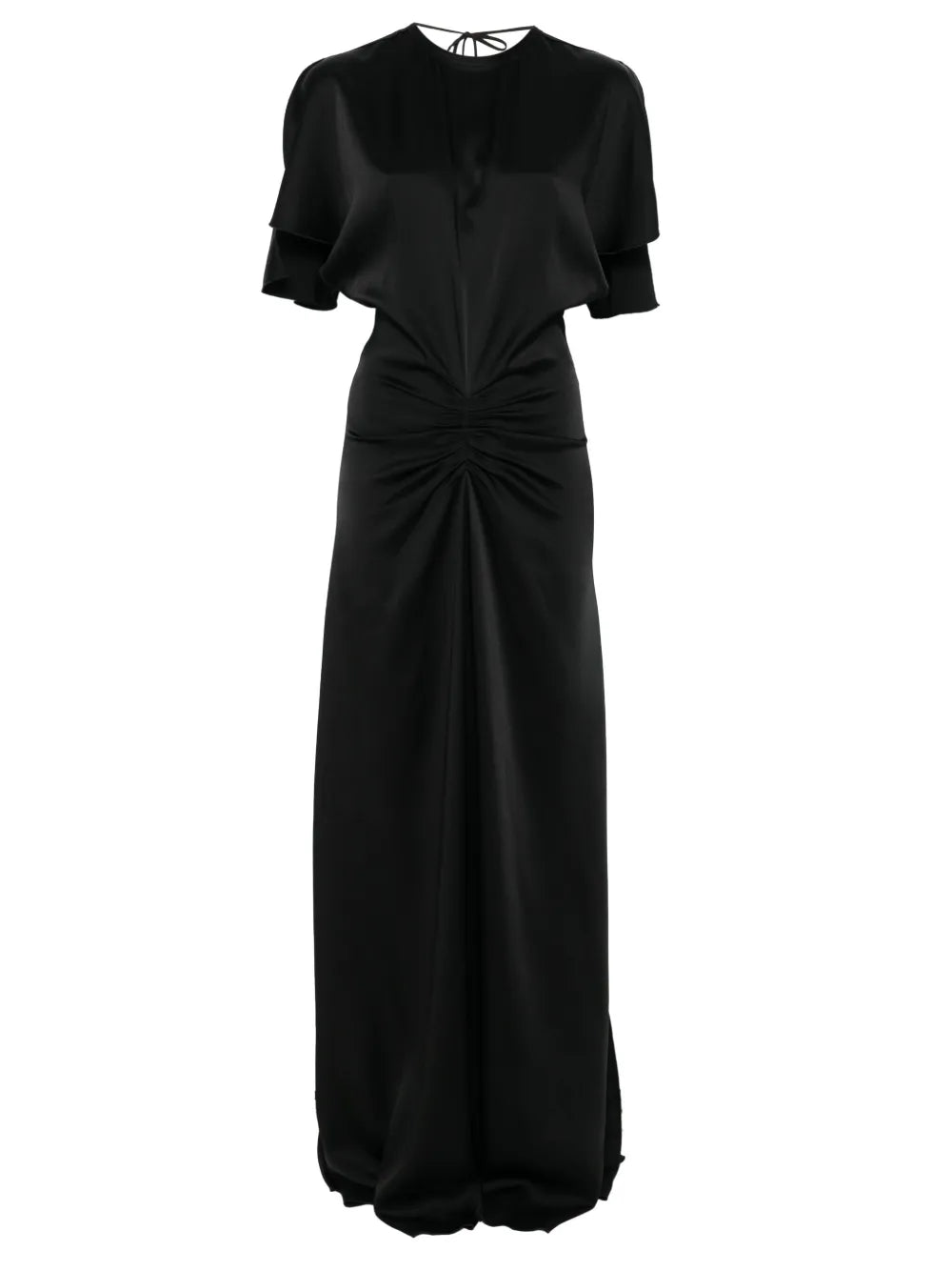 Gathered-Waist Maxi Dress