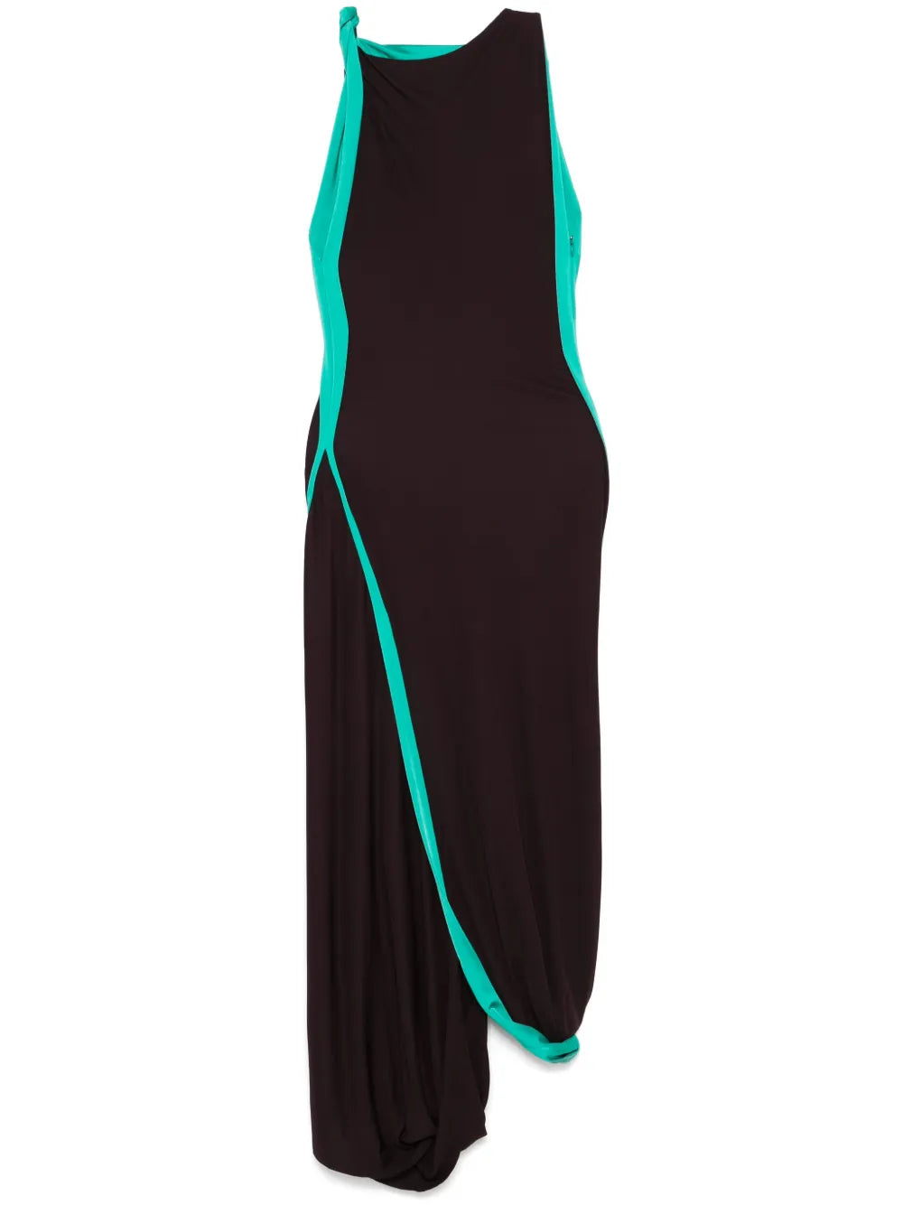 Side-Stripe Maxi Dress
