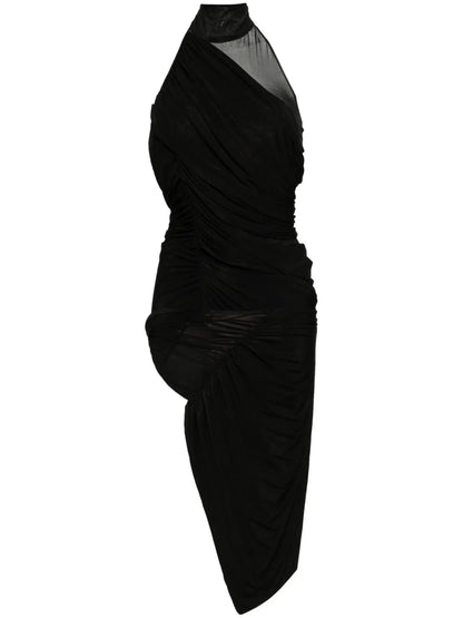 Asymmetric Halter Dress