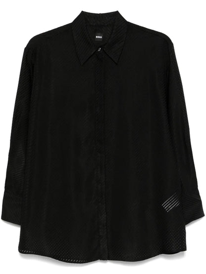Burnout Stripe Blouse