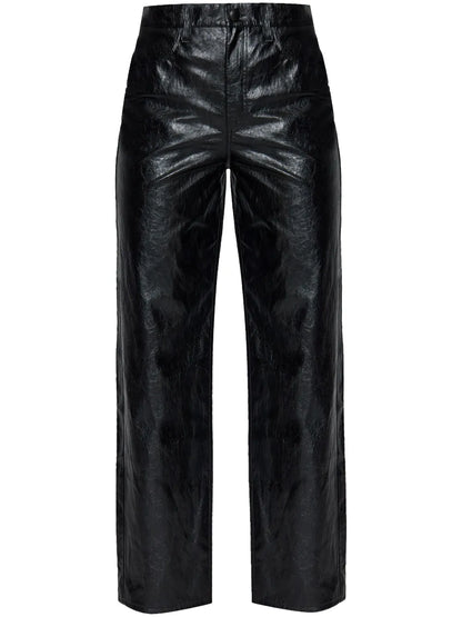 Shea Faux-Leather Trousers