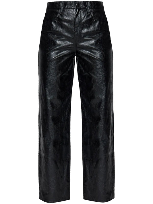 Shea Faux-Leather Trousers