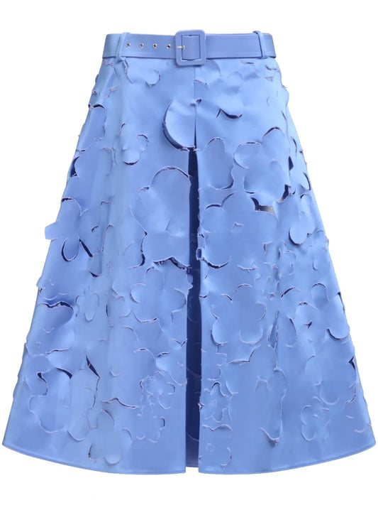 Belted Midi Skirt