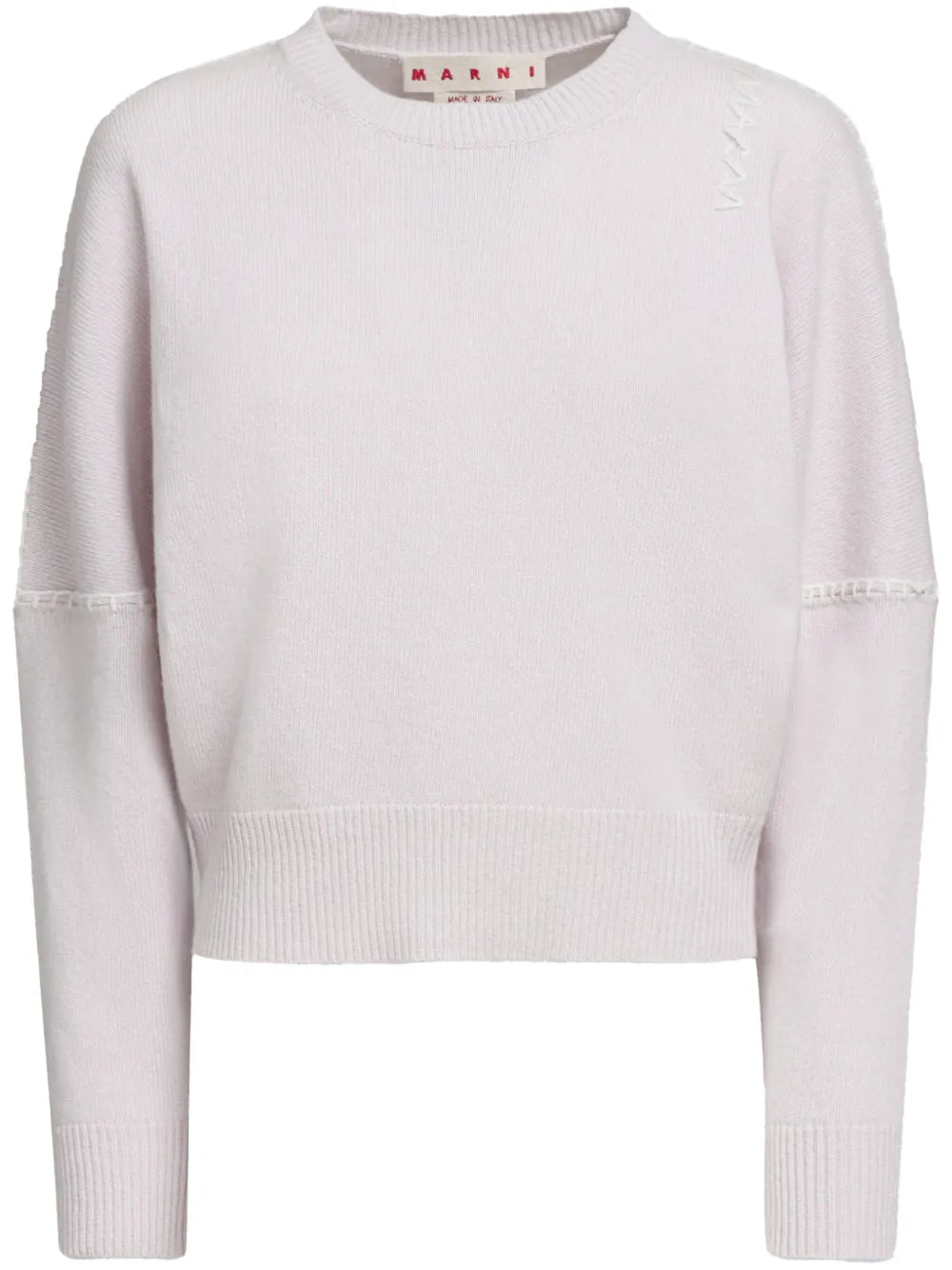 Whipstitch-Trim Sweater