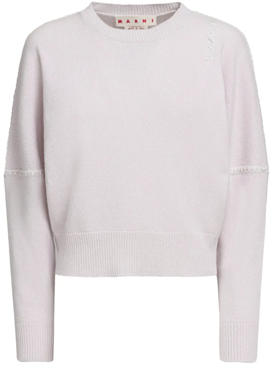 Whipstitch-Trim Sweater