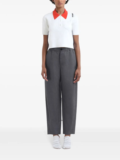 Virgin-Wool Trousers