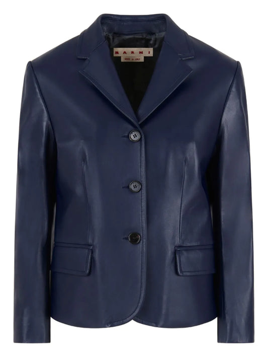Leather Blazer