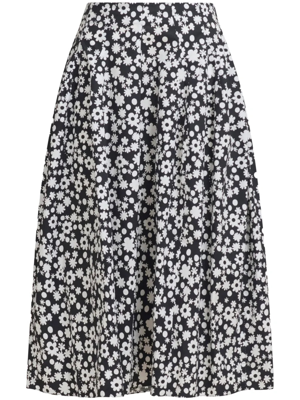 Floral-Print Skirt