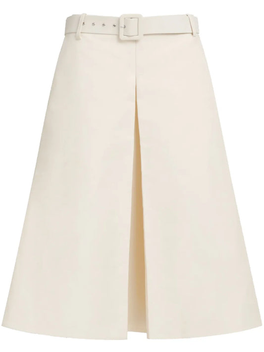 Belted Midi Skirt