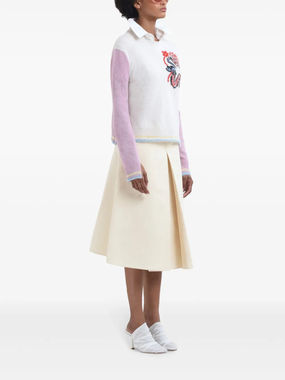 Belted Midi Skirt