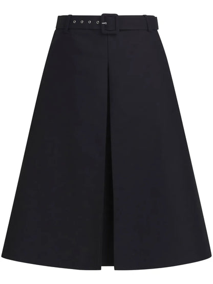 Belted Midi Skirt