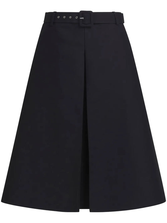 Belted Midi Skirt