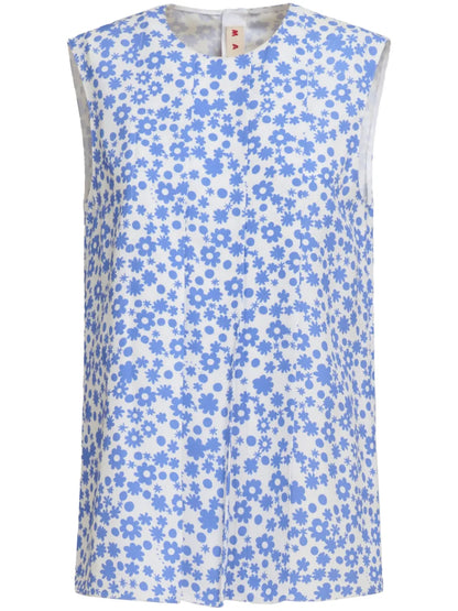 Floral-Print Top