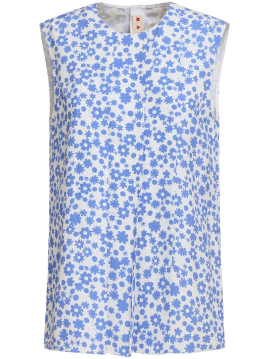 Floral-Print Top