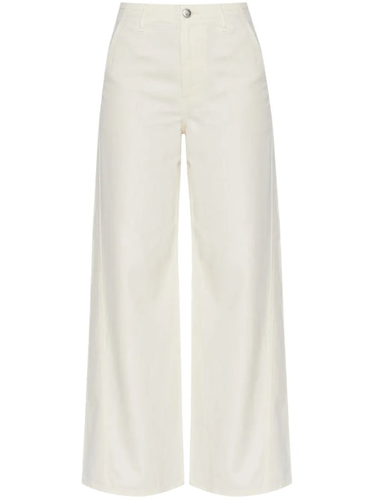 Front Button Flared Trousers