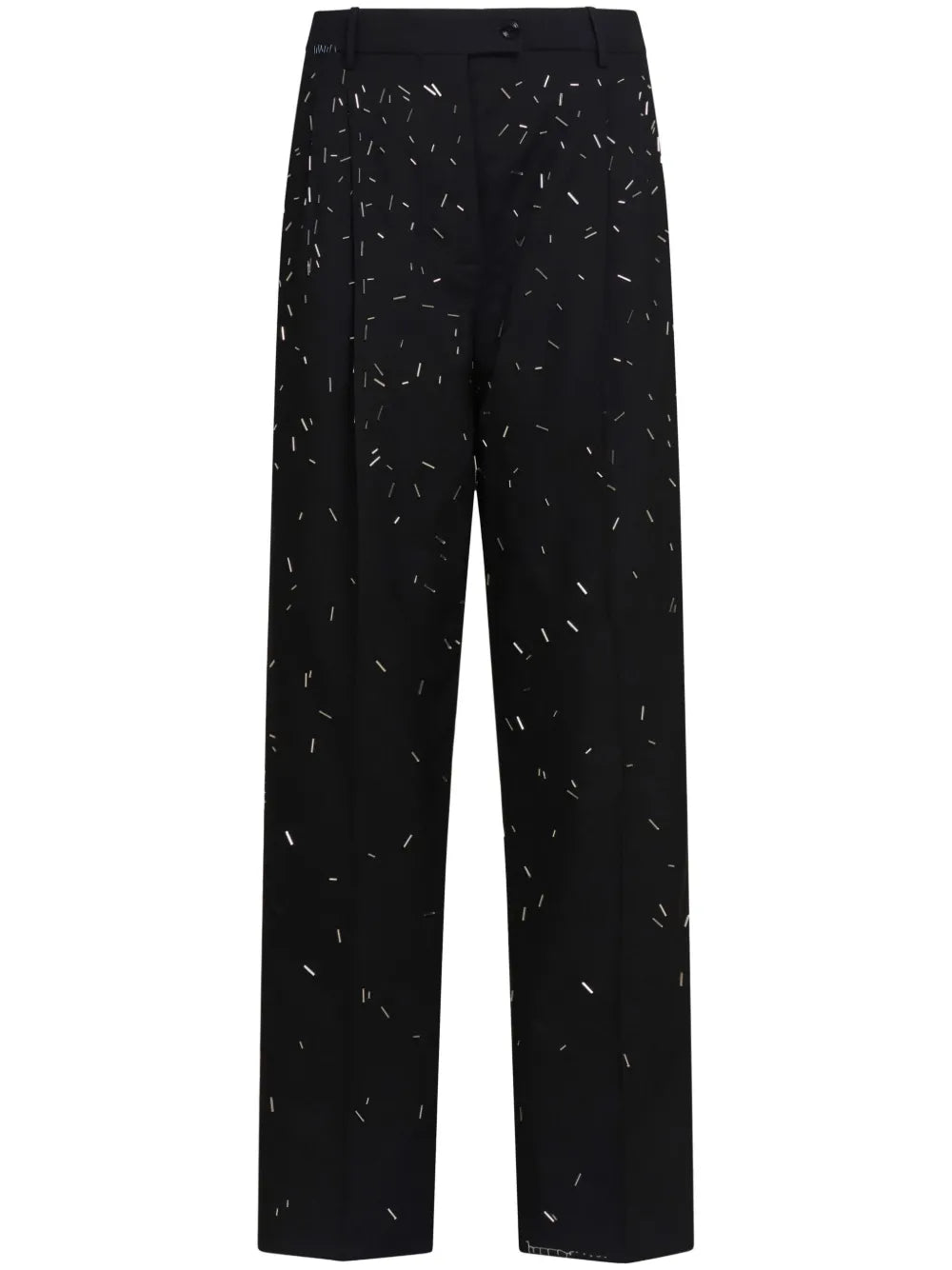 Abstract-Pattern Print Trousers