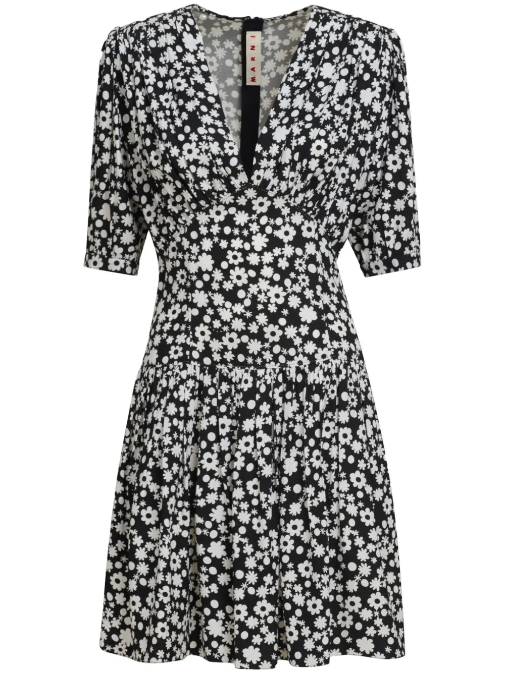 Floral-Print Mini Dress