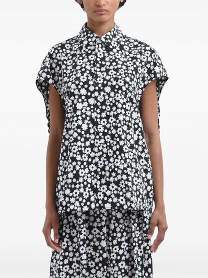 Floral-Print Shirt