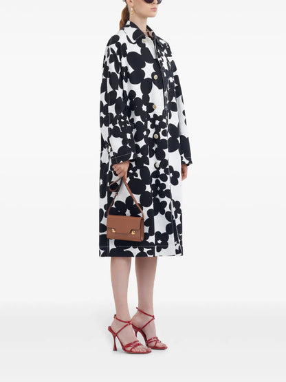 Floral-Print Midi Dress