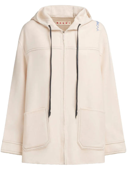Embroidered Parka Jacket