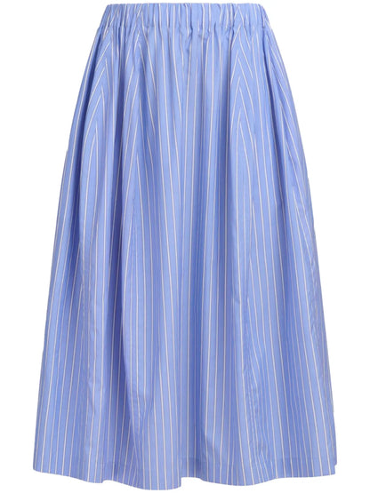 Striped Midi Skirt