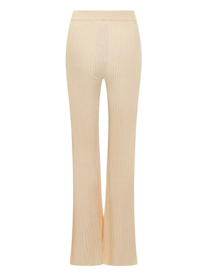 Ribbed-Knit Trousers