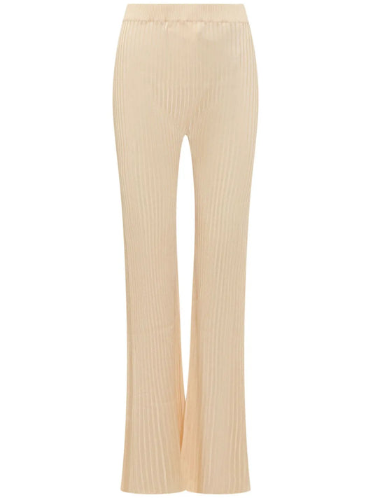 Ribbed-Knit Trousers