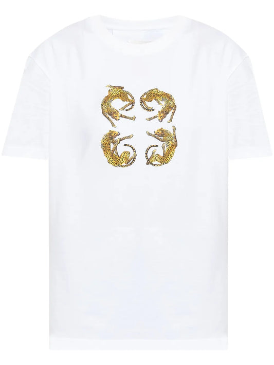 4G Leopard-Print T-Shirt