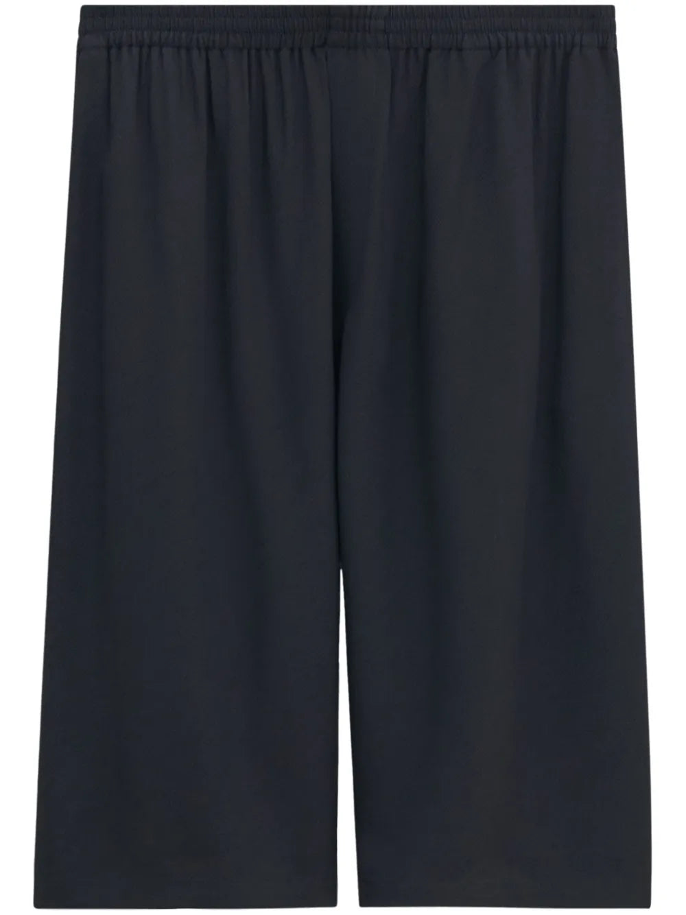 Draped Twill Shorts