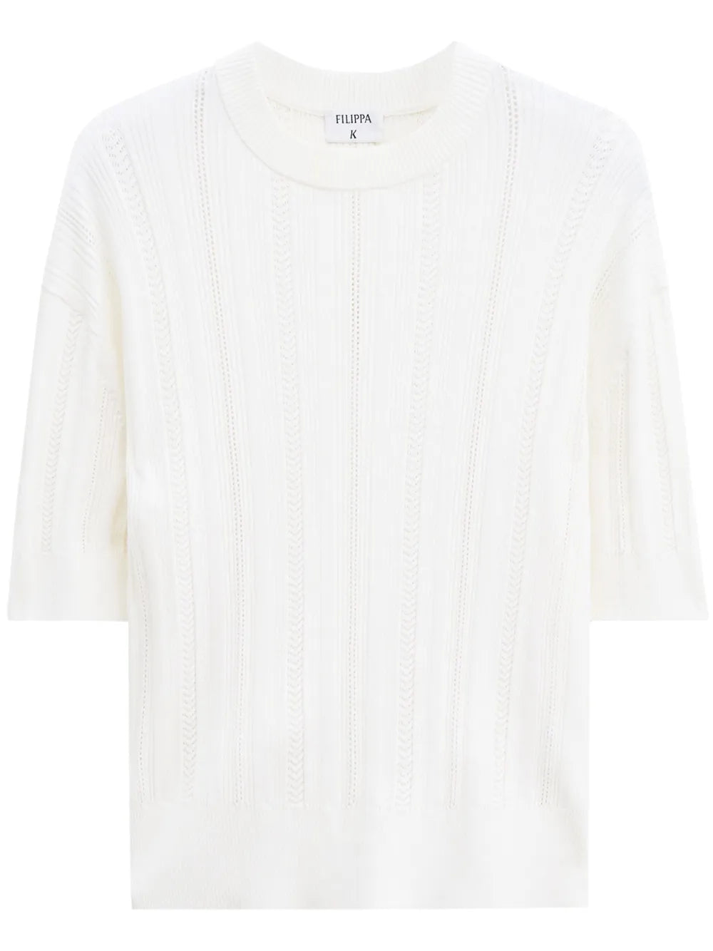 Braid Knit T-Shirt