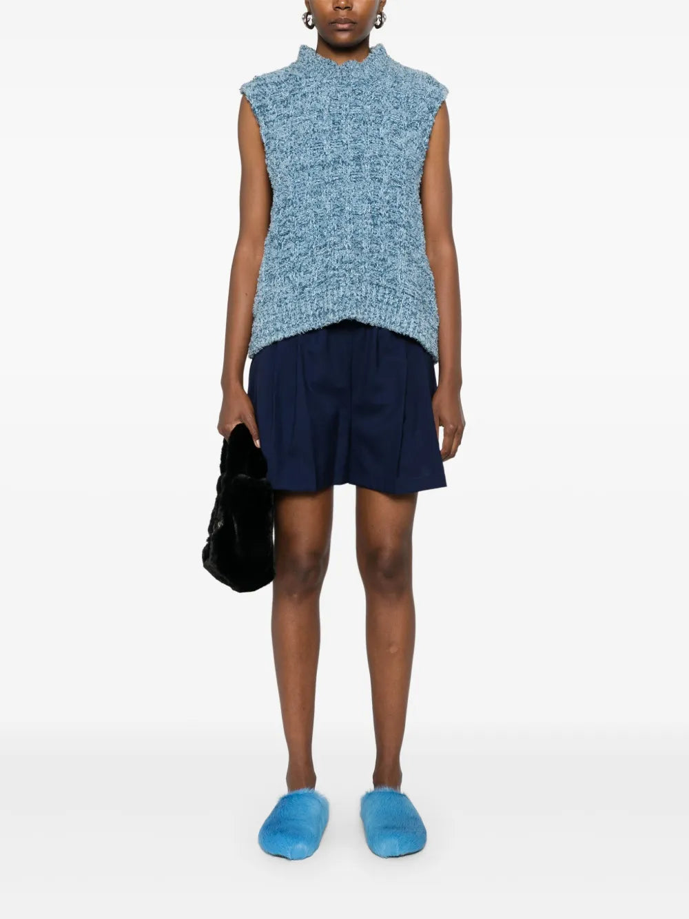 Pleated Shorts