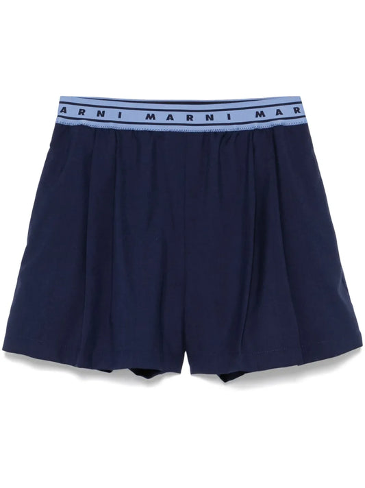 Pleated Shorts