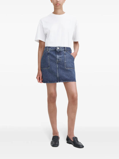Patch Pocket Mini Skirt