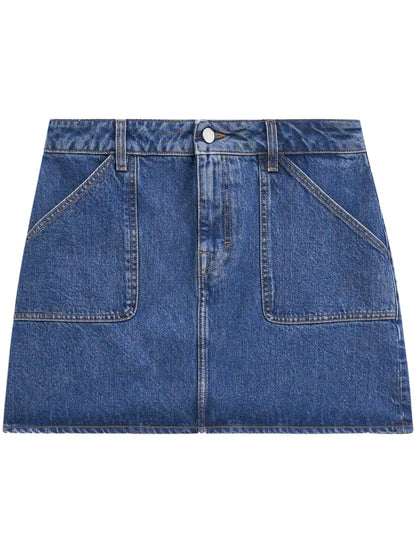 Patch Pocket Mini Skirt