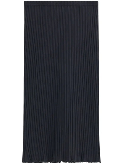 Cotton Ribbed Slip Skirt