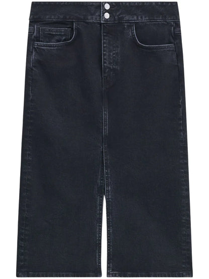 Trucker Denim Skirt
